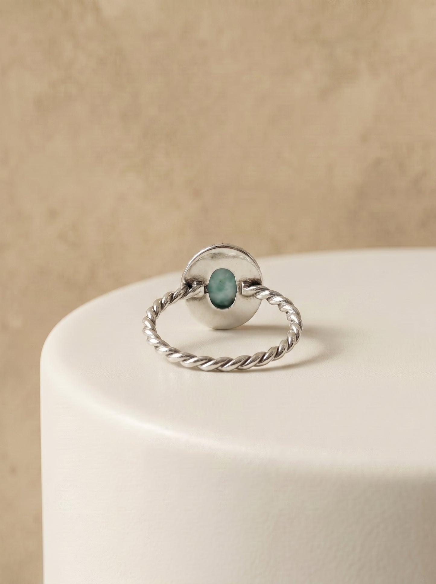 Larimar Sterling Silver Ring