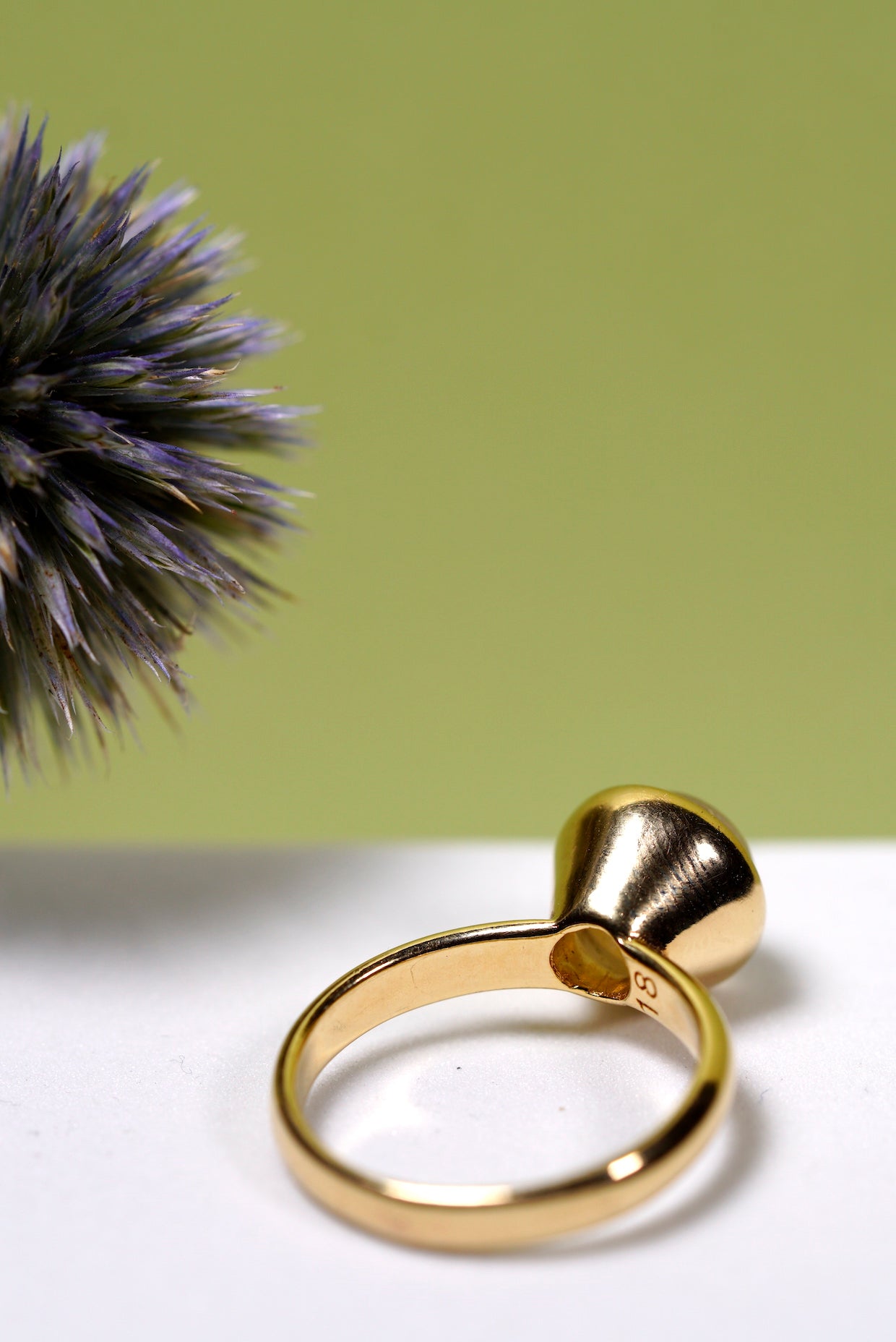 Quartz Gold-Plated Ring