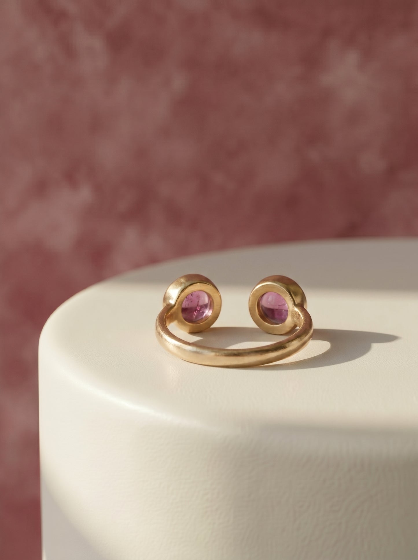 Amethyst Dual Stone Ring