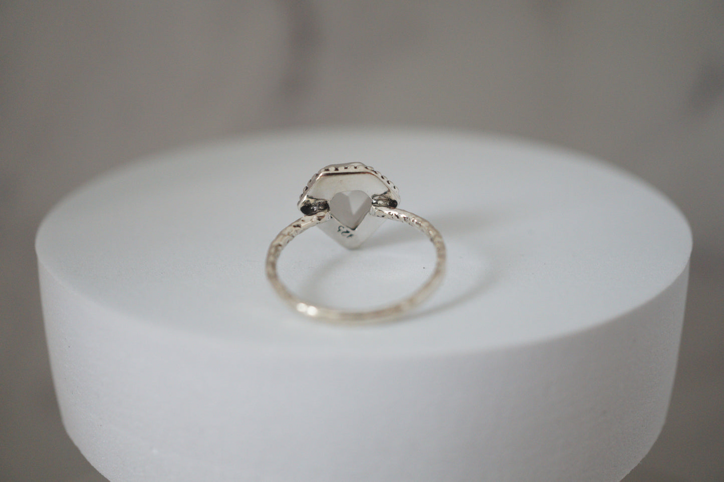 Rock Crystal Kite Ring