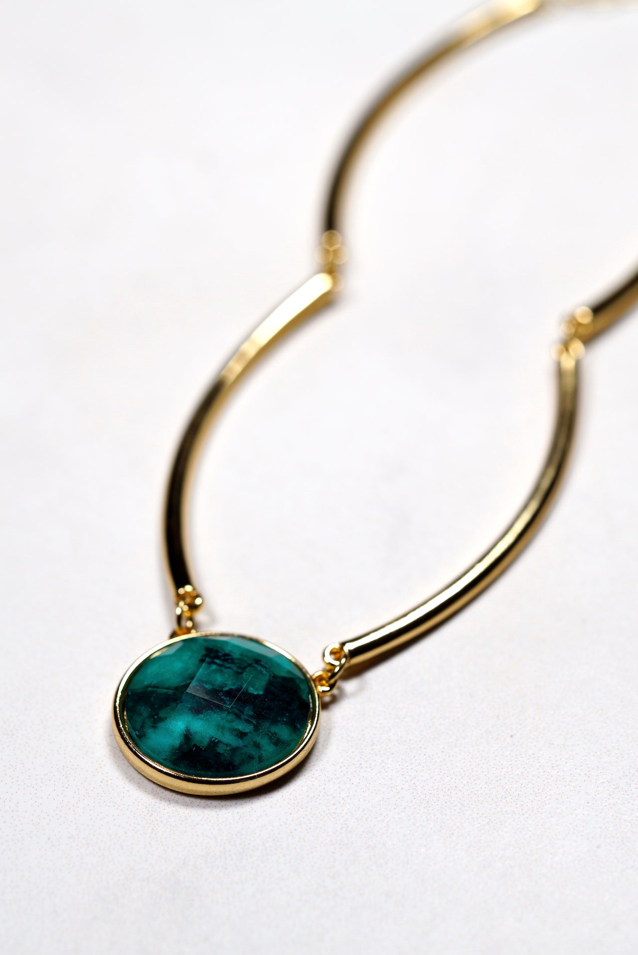 Green Emerald Choker Necklace