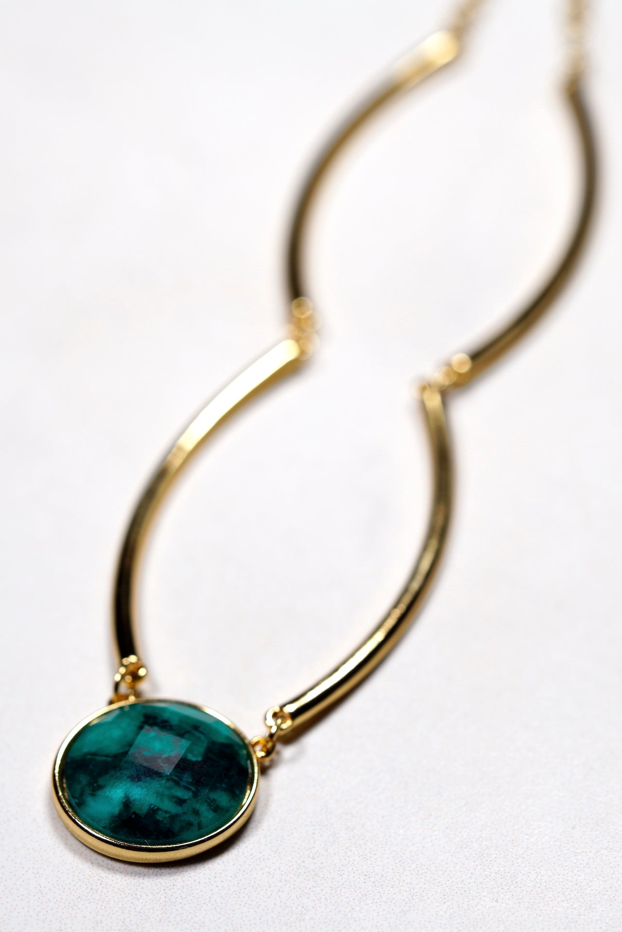 Green Emerald Choker Necklace