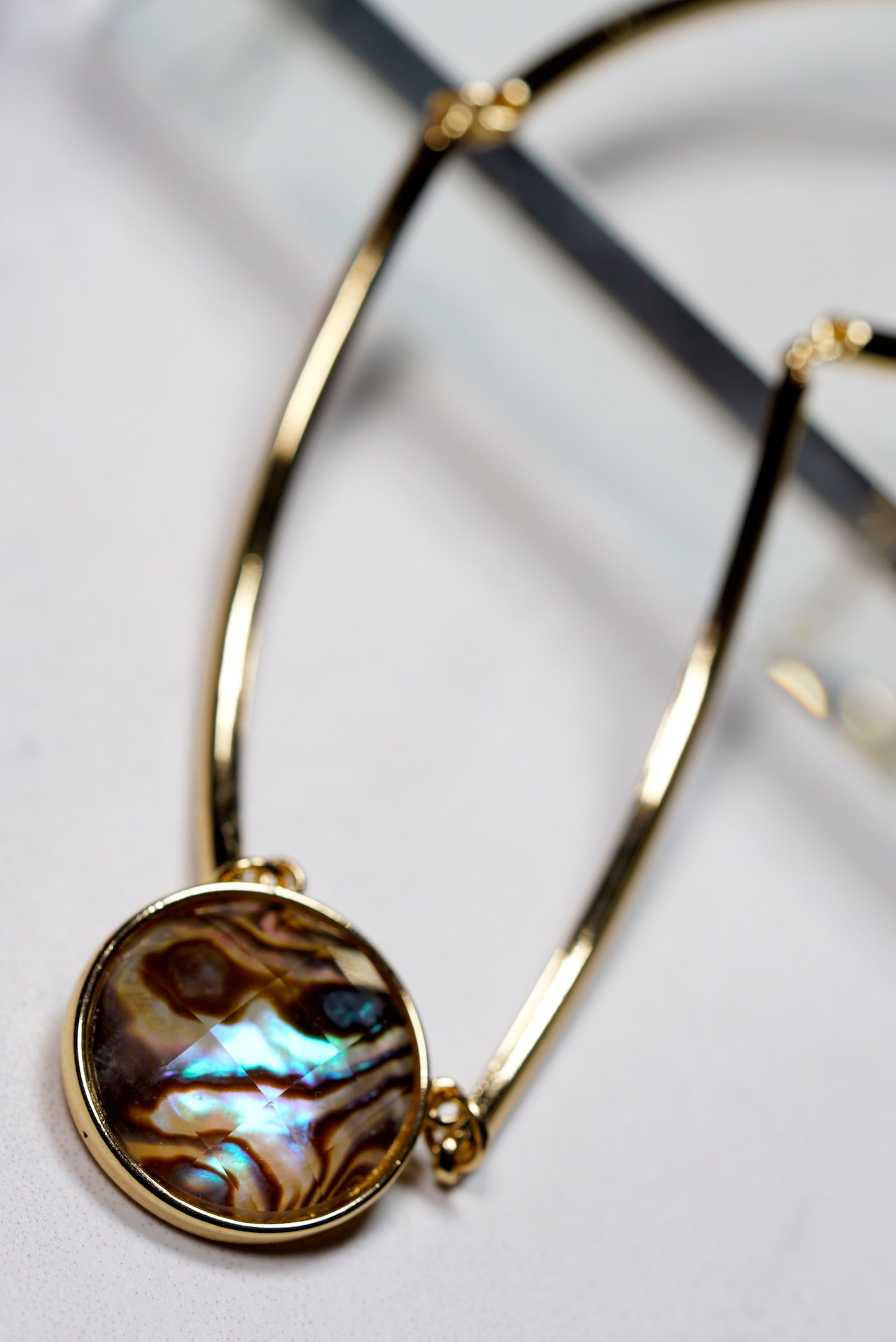 Abalone Choker Necklace