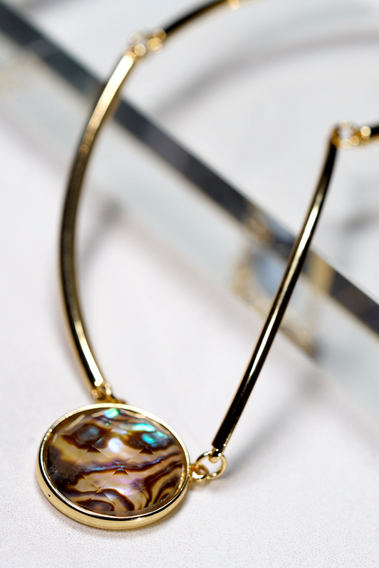Abalone Choker Necklace