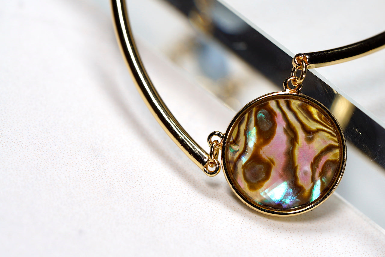 Abalone Choker Necklace