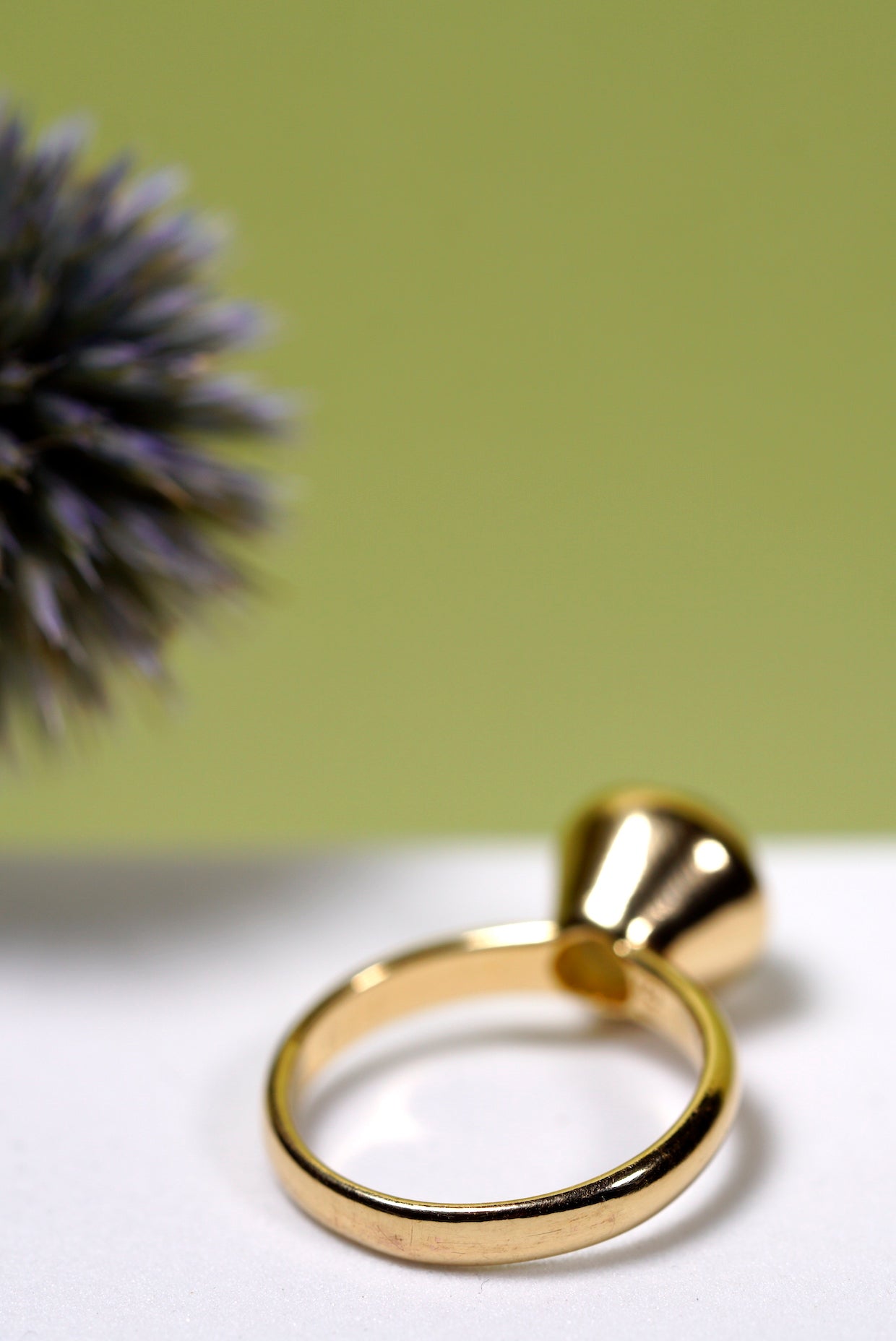 Quartz Gold-Plated  Ring