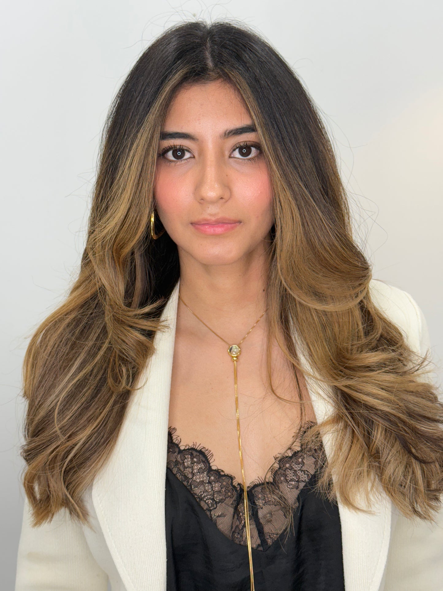 Abalone Lariat  Reversible Necklace